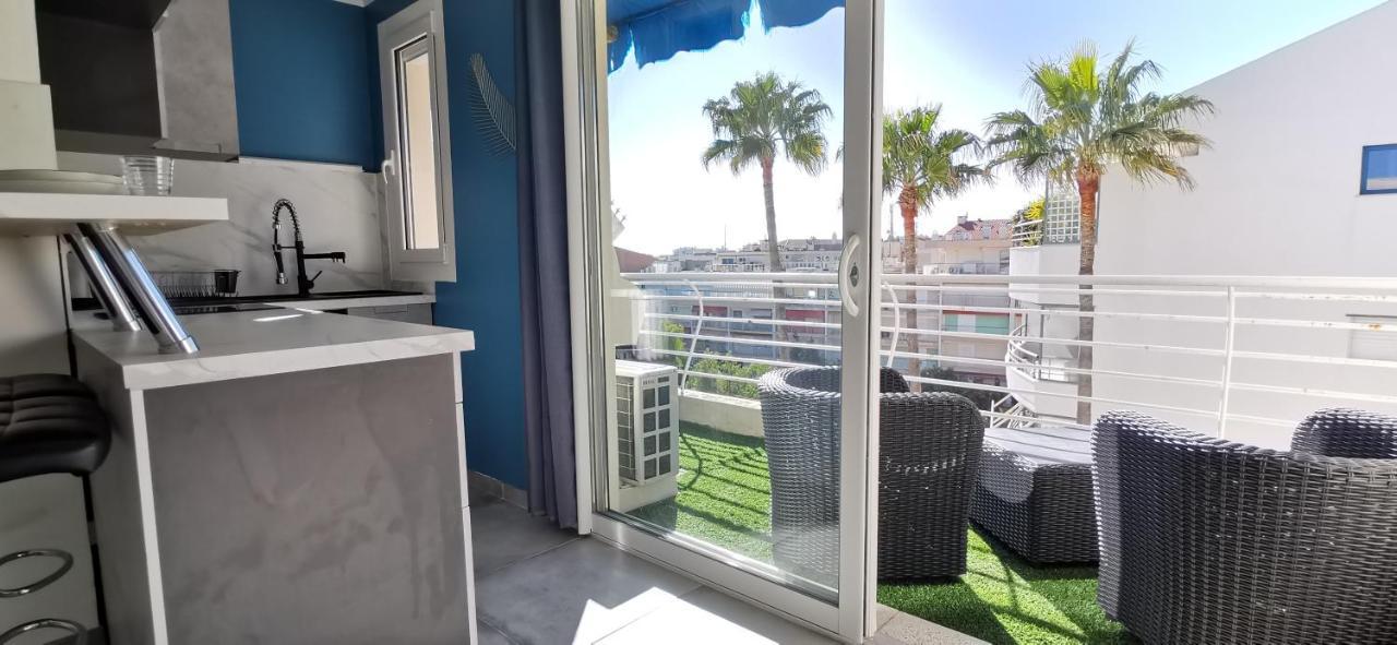 Cannes Pointe Croisette Studio Plage 2 Min A Pieds Exterior foto